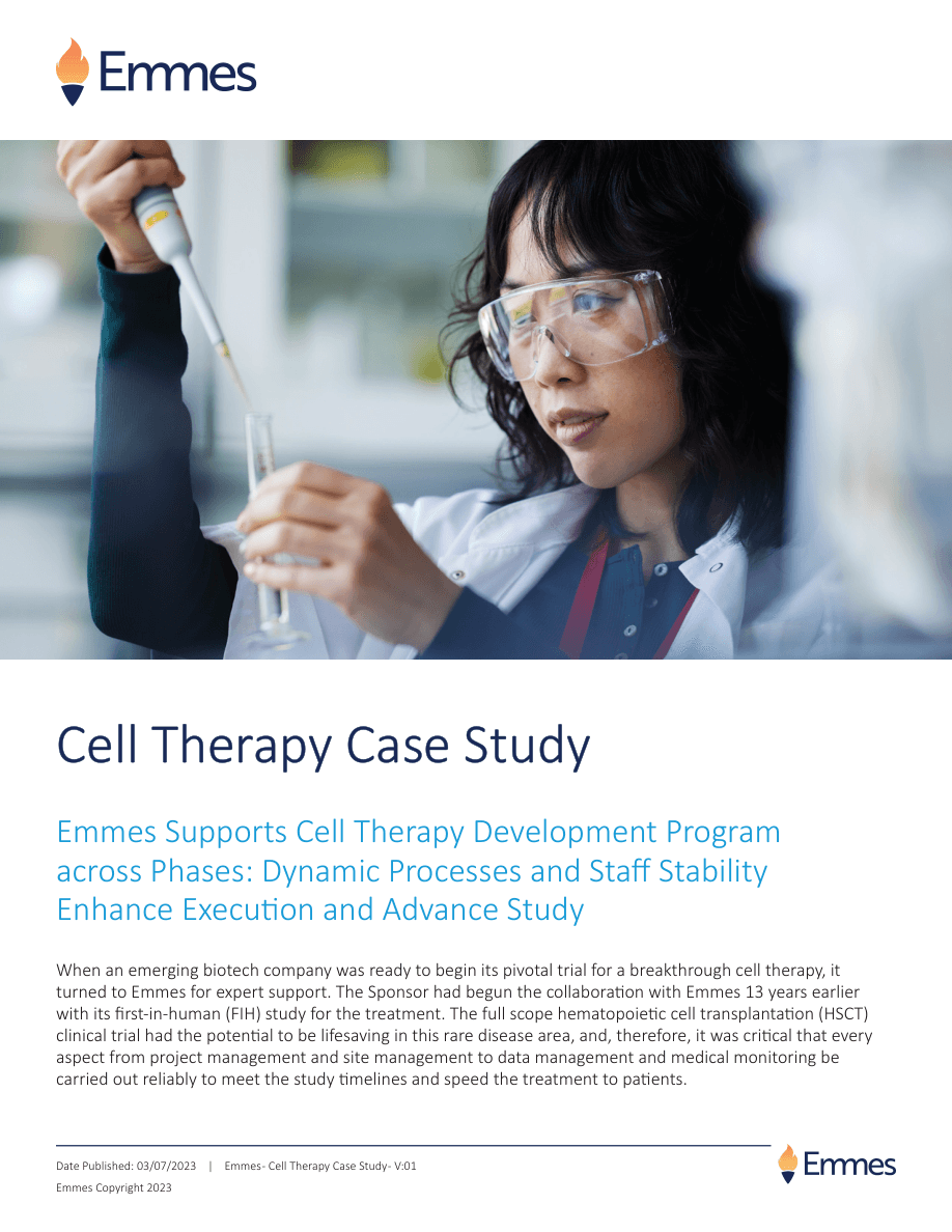 Cell and Gene Therapy Program Across Phases